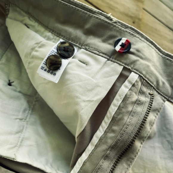 Tommy Hilfiger THFLEX Pleated Pants Straight Leg Beige Men's Size 33 X 32 New - Picture 14 of 14